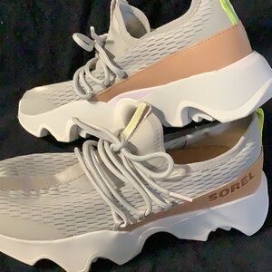 Sorel Gray and Tan Athletic Shoes